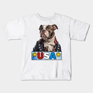 American Bully USA II Kids T-Shirt